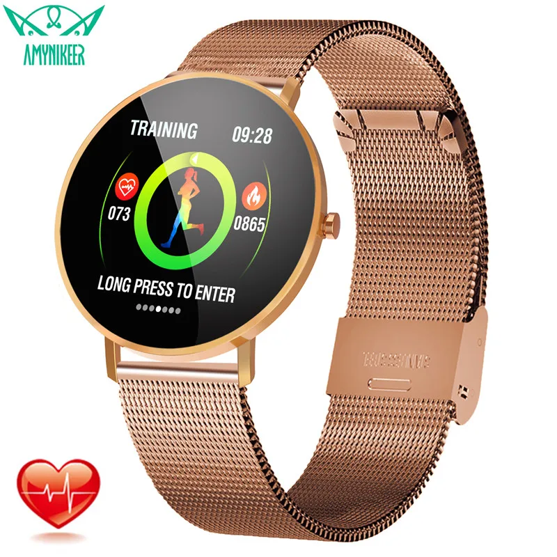 

AMYNIKEER Smart Bracelet F25 Heart Rate Monitor Blood Pressure Oxygen Sleep Monitoring Pedometer Fitness Tracker Waterproof Band