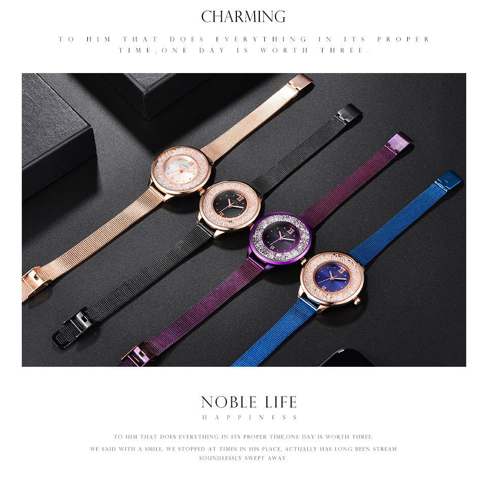 IBSO Brand Women Fashion Watch 2018 Mesh Strap Watch Female Watch 16