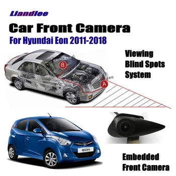 

Liandlee For Hyundai Eon 2011-2018 2013 2015 Car Front View Logo Embedded Camera / Cigarette Lighter / 4.3" LCD Monitor Screen