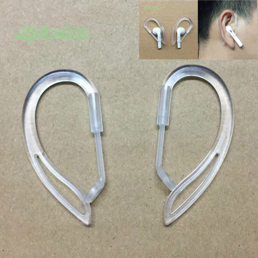

Aipinchun 3Pcs 6mm Silicone Ear Hooks Holder For Airpods Bluetooth Headphone EarHook Clip Clamp