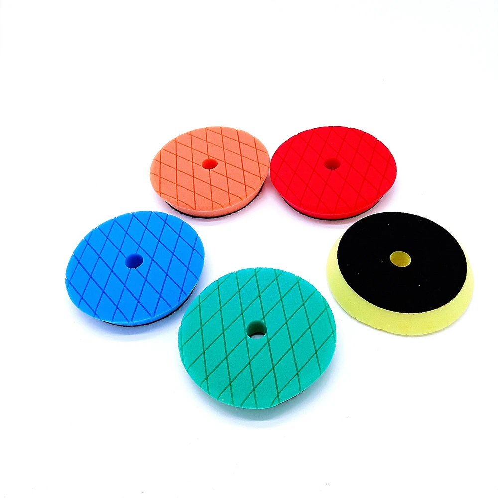 6Inch Diamond Pattern Polishing Pad Car Buffing Pad Auto Car Polish Pad Waxing Sponge Kit