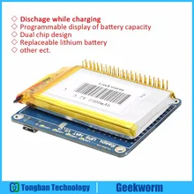 Raspberry Pi 3 Power Adapter 2500mAh Li-ion Battery Power Supply + UPS HAT Extension Board Raspberry Pi Power Source Pi 3 kit