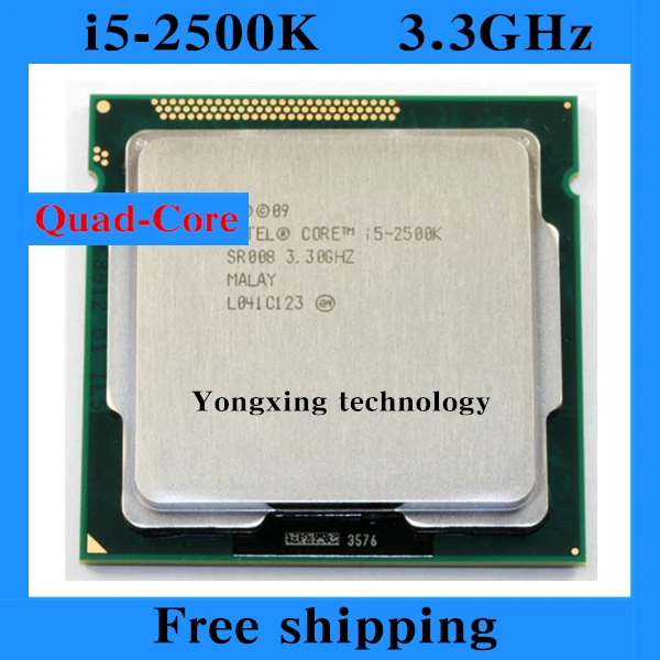 

Core i5 2500K 3.3GHz 6M SR008 Quad Core Four threads desktop processors Computer CPU Socket LGA 1155 pin