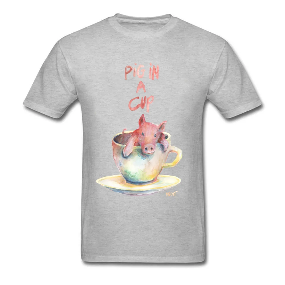 Pig in a Cup by Michelle Scott_grey