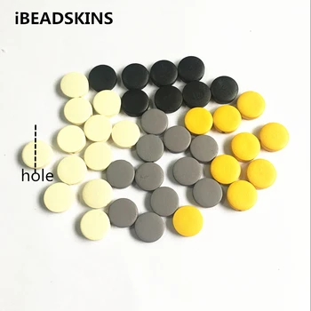 

New arrival! 15mm 400pcs/lot Environmental Paint coin-shape Wood beads for jewelry DIY making( desgin as shown)
