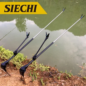 

High Quality 1.7M 2.1M Stainless Steel Telescoping Fishing Pole Hand Rod Holder Stand Bracket Adjustable Fishing Tool