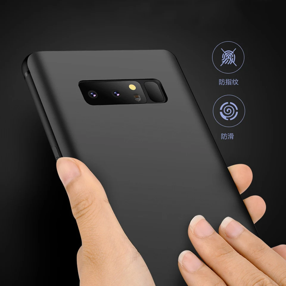 Карамельный цвет матовый Силиконовый мягкий чехол для Samsung Note 8 9 S9 S8 J3 J5 J7 2016 A3 A5 2017