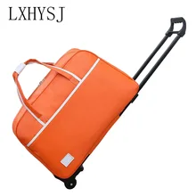 Новая водонепроницаемая сумка для багажа, толстый стильный чемодан на колесиках, багаж на колесиках для мужчин и женщин, дорожная сумка на колесиках