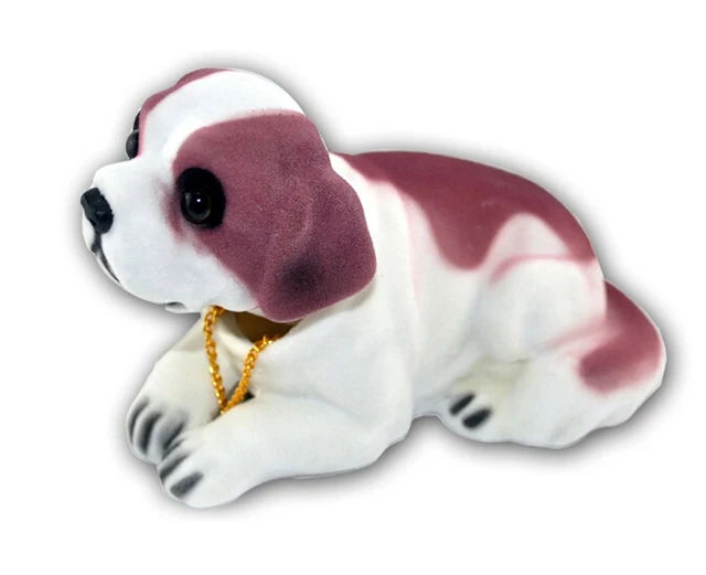 Lovely Home Decor Simulation Shaking Head Lucky Dogs Desk Shaking Head