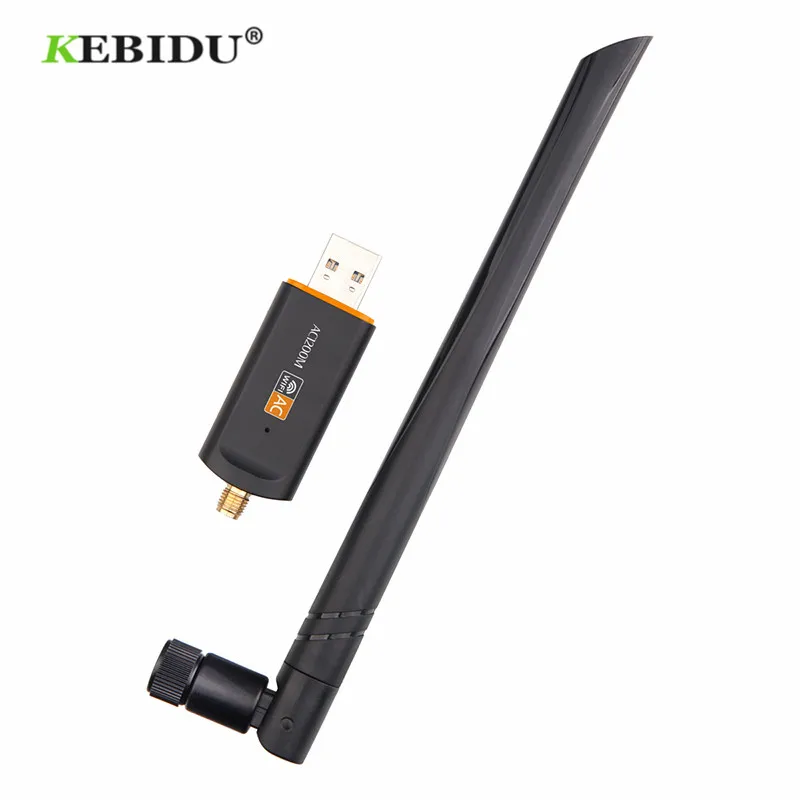 Kebidu 1200 Мбит/с беспроводной Wifi адаптер USB 3,0 двухдиапазонный для настольного ноутбука 802.11ac стандарт с антенной новейший