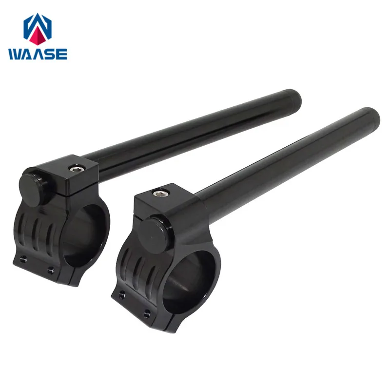 Waase 1/4 &quot22 мм ЧПУ зажим для руля ручки вилки 31 33 35 36 37 39 41 43 45 46 48 черный Suzuki Kawasaki|cnc