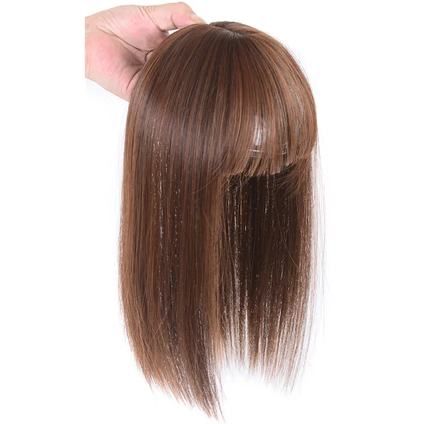 Gres прямые длинные для женщин Искусственные парики с заколка для волос Высокое температура волокно Светло коричневый/черный леди тонкие