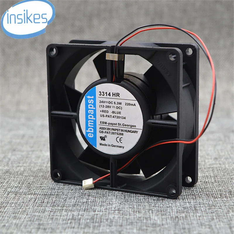 3314 HR Inverter Axial Forklift Cooling Fan DC 24V 0.22A 5.3W 9232 9CM 92*92*32mm 2 Wireswire 2