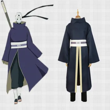 

Free shipping NARUTO Cartoon Anime Cosplay Halloween Party Uchiha Obito Cosplay Man Woman Costume top+pants+belt+Headgear