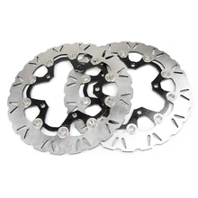 2PCS Motorcycle Front Floating Brake Disc Rotor For SUZUKI GSXR1300 HAYABUSA 1300 GSXR 1300 2008 - 2015 2010 2011 2012 2013 2014 2PCS Motorcycle Front Floating Brake Disc Rotor For SUZUKI GSXR1300 HAYABUSA 1300 GSXR 1300 2008 - 2015 2010 2011 2012 2013 2014