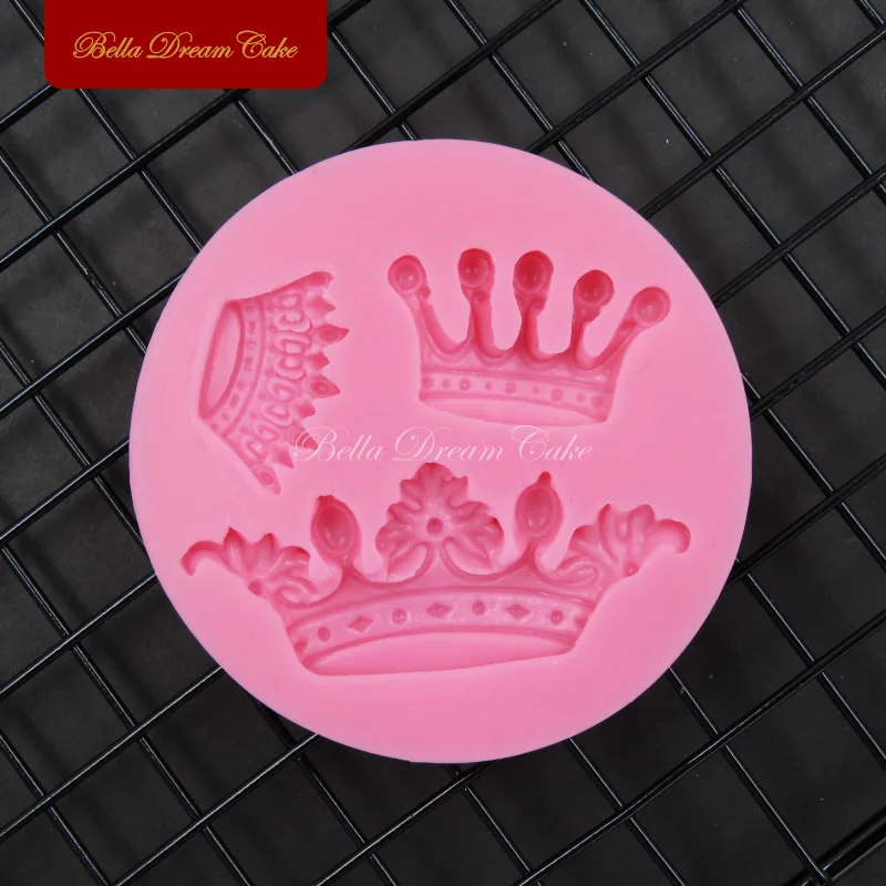 Королевская корона для капкейков маленькая коронка 3D Цветочная форма Корона