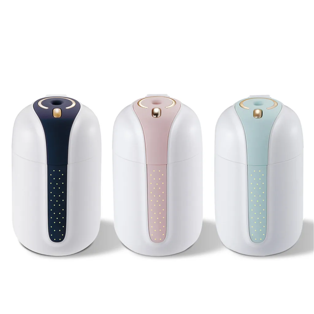 

330 ML Mini Air Humidifier USB Purifier Home Office Car Steam LED Air Aromatherap Air Humidifier Portable Apr 12