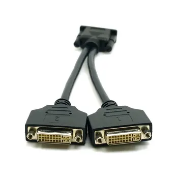 

Chenyang DMS-59 Male to Dual DVI 24+5 Female Female Splitter Extension Cable for Graphics Cards & Monitor