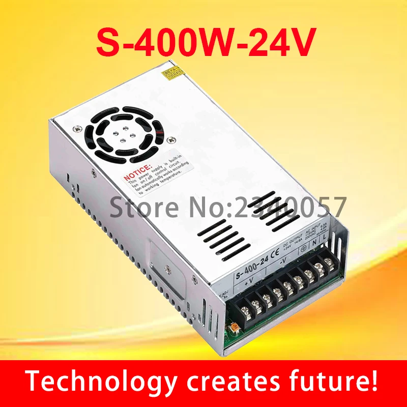 

400W 24V 17A Single Output Switching power s-400-24