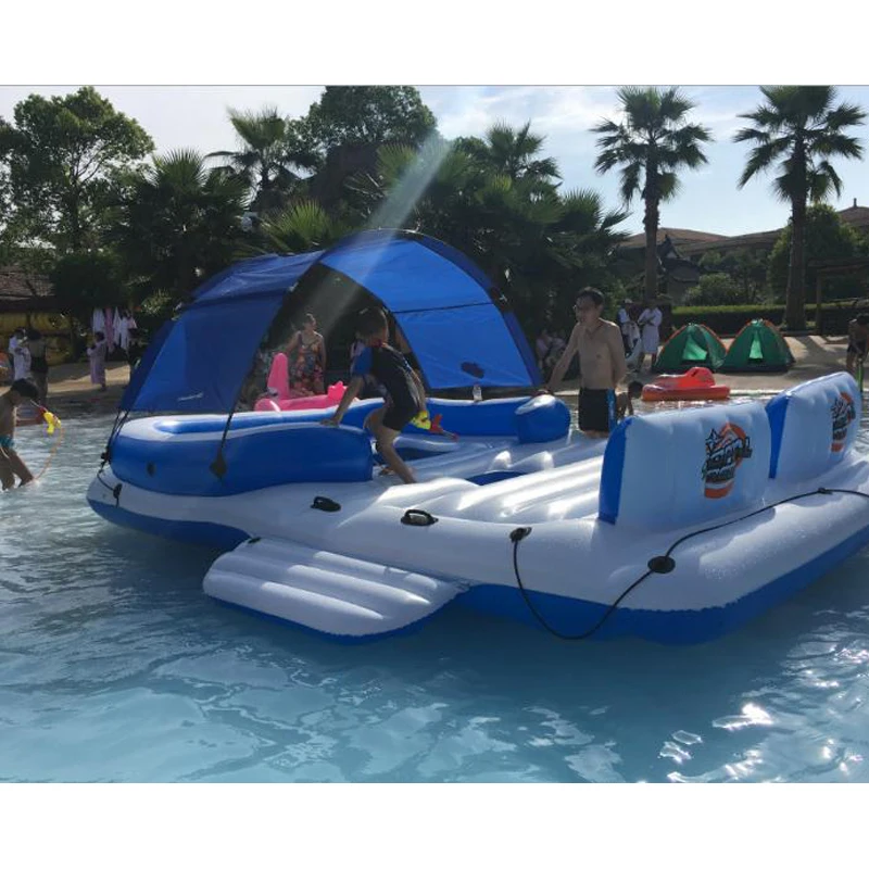 

Large For 8-10 people Weight 54kg floating mat Air matterss Pool Float Pool Toys Summer Pool Party Swim Floats Swimming Toys