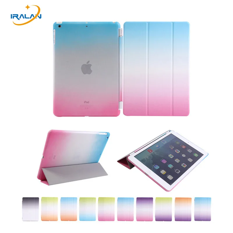 2018 Новый ультра тонкий Магнитный умный кожаный чехол для Apple Ipad Mini 1 2 3 с радужным