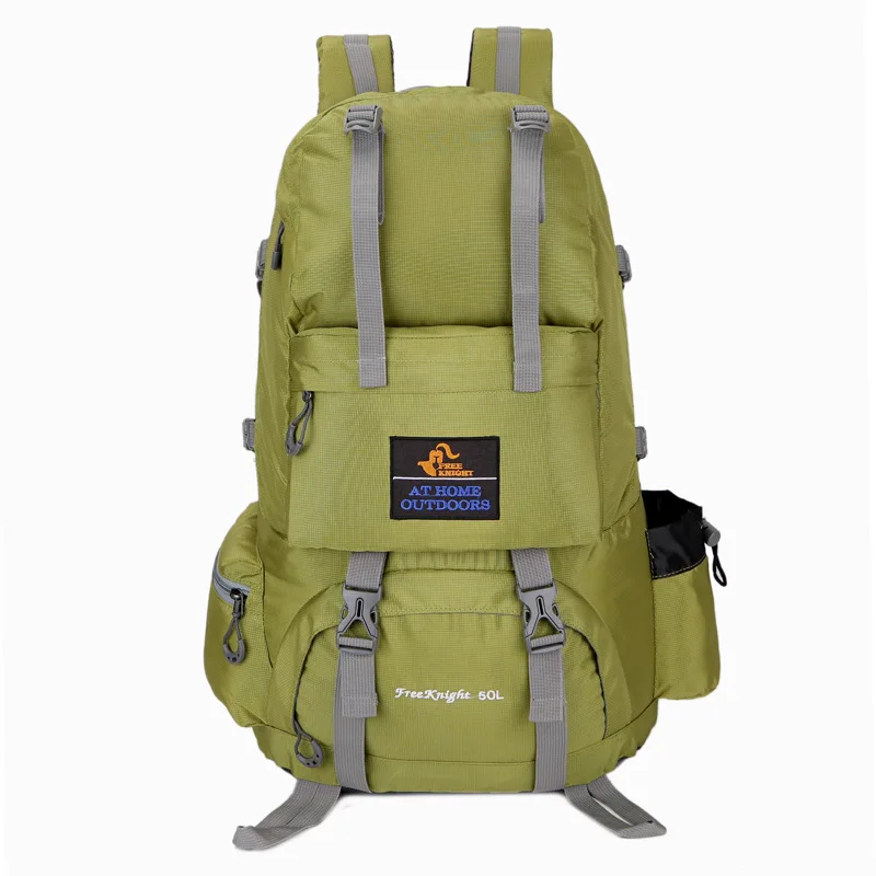 

VILEAD Large Capacity 50L Waterproof Backpacks Hiking Bags Portable for Camping Hiking Camouflage Color and Pure Color