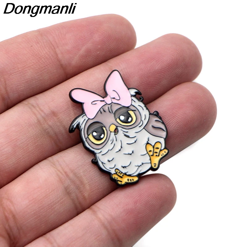 P2862 Dongmanli аксессуары для пар с милой совой лучшего друга металлические