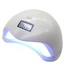 Бренд SUN5 УФ светодиодная лампа для маникюра ногтей 48 Вт с ЖК-таймером Нижняя сушилка для макияжа Гель-лак с автоматическим распознаванием