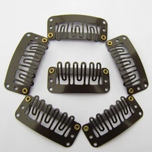 1000 шт/лот зажим для наращивания волос U блонд/коричневый/черный зажим для наращивания волос парик Уток 32 мм зажимы для париков