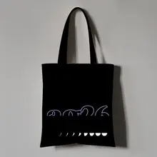 Эксклюзивный AG26 TOTE дизайн вместительная сумка для покупок унисекс модные дорожные холщовые сумки Ari-0102