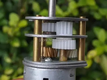 

2PCS 1500R/min DC Motor long axis gear motor deceleration motor for sweeping robot DIY blender
