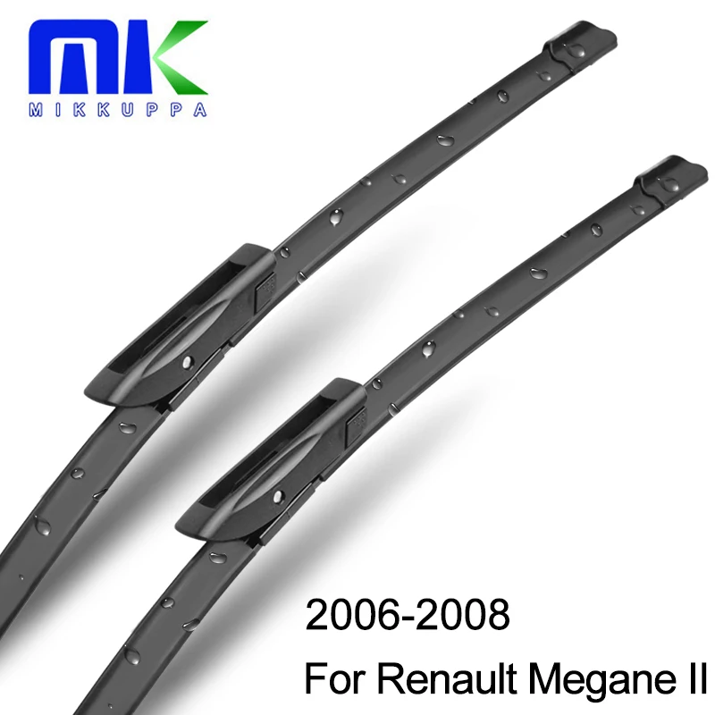 Mikkuppa Wiper Blades For Renault Megane Ii 2006 2007 2008 Pair 24"+18