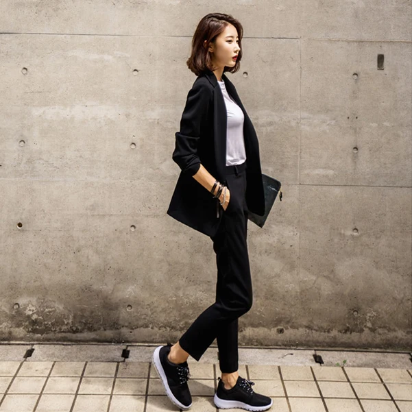 Professional suite autumn / winter fashion women collar