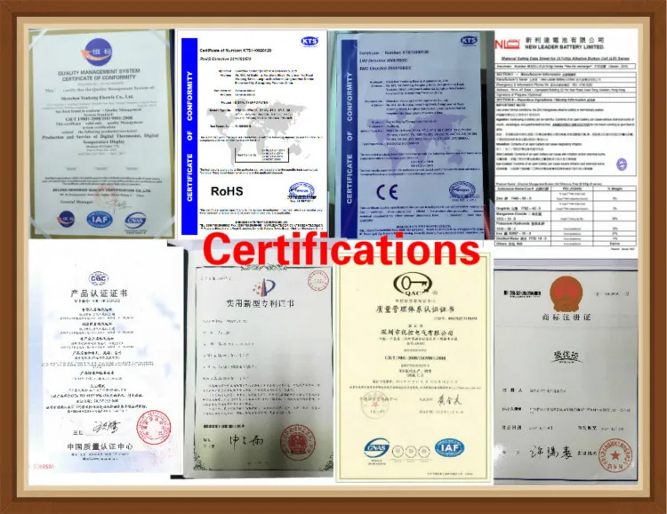 certifications