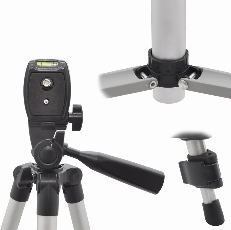 Portefeuille Universal Aluminum Camera Cell Phone Tripod for iPhone 7 Plus 6 6S SE 5S Portable Tripod Mobile Phone Mount Adapter (7)