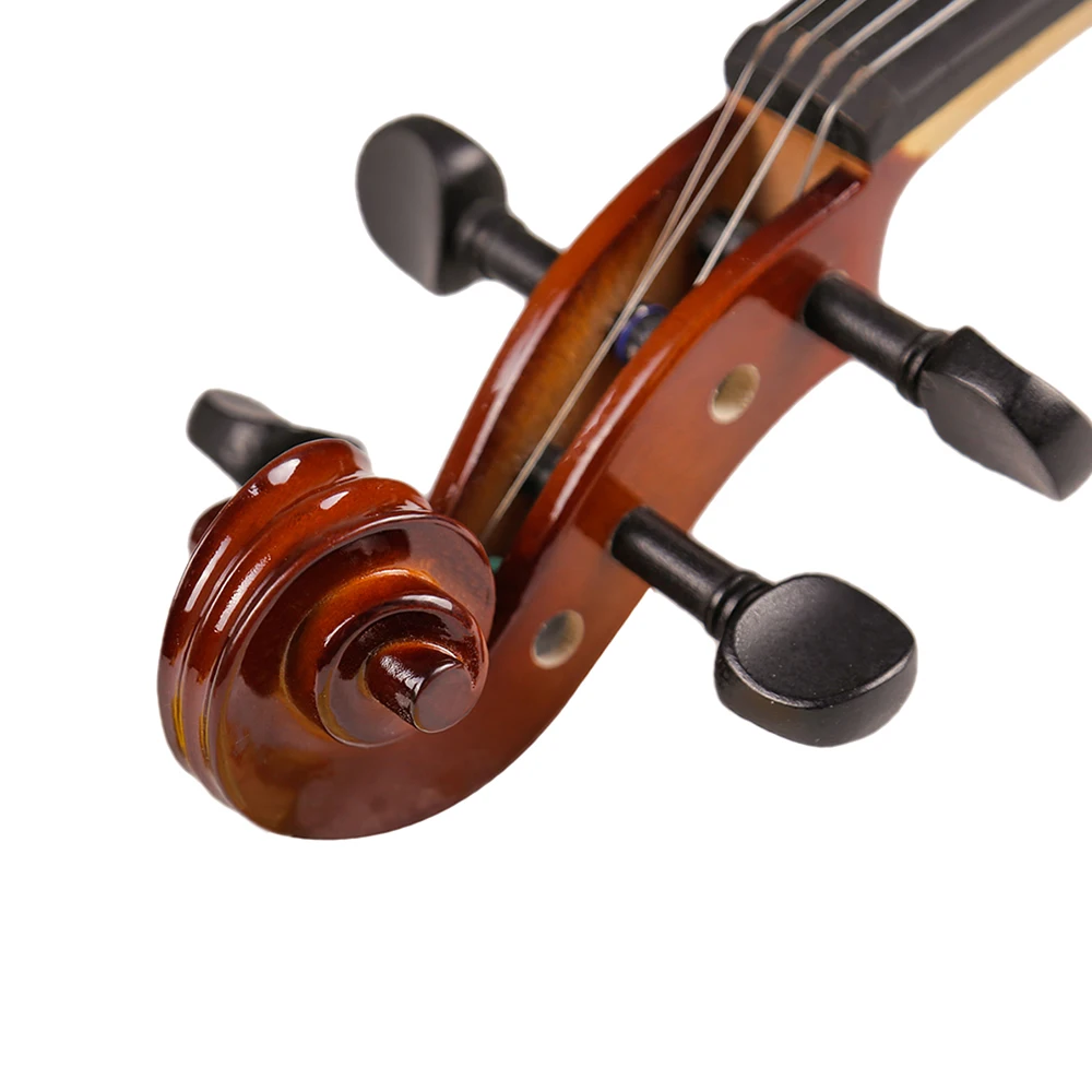 クリスマスのためのギフト1/8 1/16 1/10サイズケース弓と弦肩当低音木製バイオリン初心者のための学生子供のバイオリン  Aliexpress