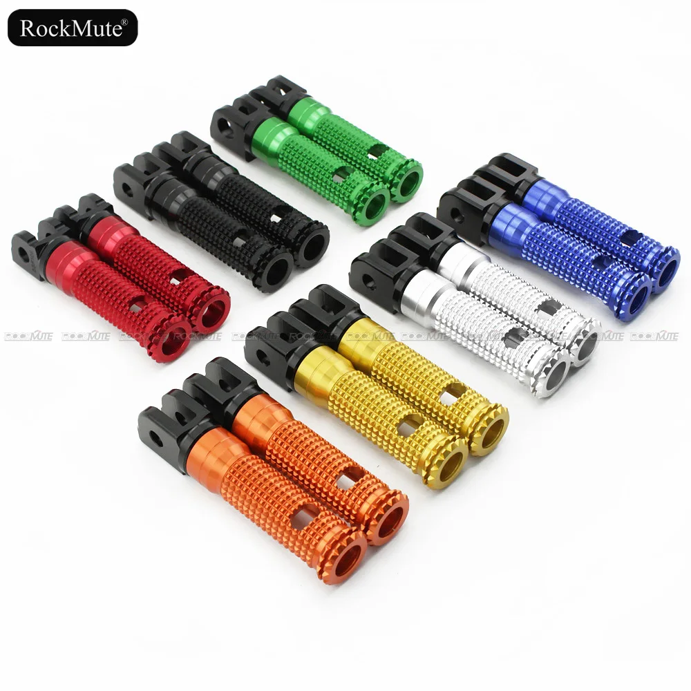 Motorcycle Rider Front Foot Pegs Footrest Adapter For Kawasaki ER6N ER6F 2009-2016 Ninja 400 650 1000 2011-2020 CNC Aluminum | Автомобили