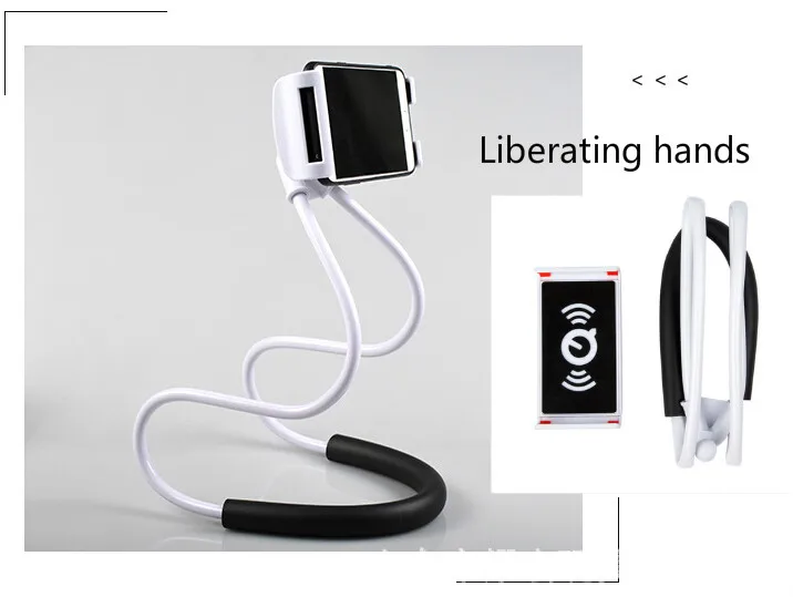 

2018 New Lazy Hanging Neck Phone Stands Necklace Cellphone Support Bracket For Universal Holder For iphone