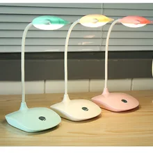 Светодиодная настольная лампа для защиты глаз настольная Студенческая забота видение милый мультфильм Креативный заряд мини небольшой свет T0126