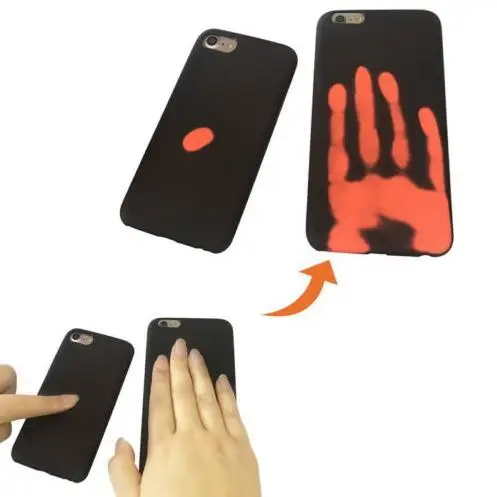Temperature Sensing Change Color Phone Cover Case for IPhone 5 6 6S 7 8 Plus X XS XR MAX PC Chameleon Variations |
