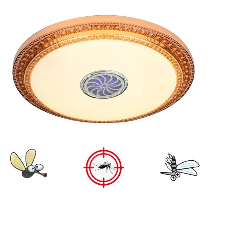 

Round LED Ceiling lamp with mosquito killer AC220V Diameter 400mm 2x24W+1.5W Living room bedroom lighting anti-mosquito 8.16
