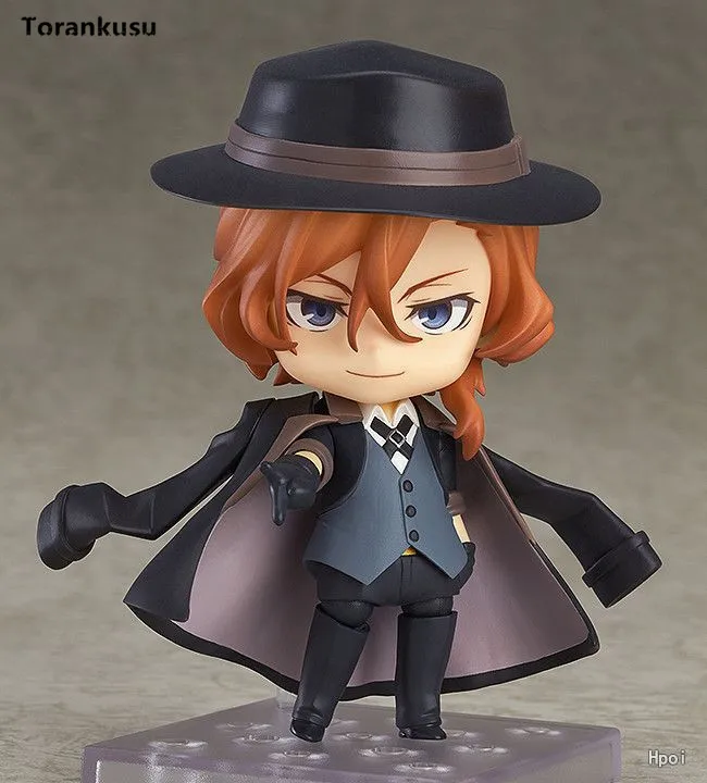 Bungo Stray Dogs Action Figure Nakahara Chuya Nendoroid 676# 100mm Q