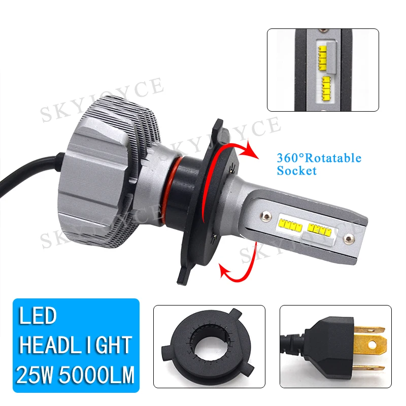 LED H4 50W 2