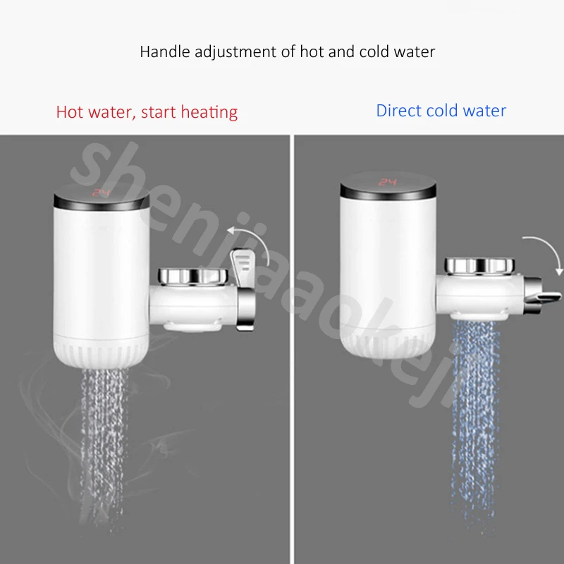 Водонагреватель с прямым нагревом, установка, водонагреватель с цифровым дисплеем, анти-сухой водонагреватель 3000 Вт 220 В