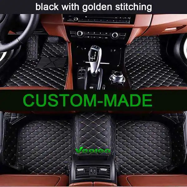 Custom Fit 6 Colors Leather Car Mats for KIA Forte 2009 2017 All