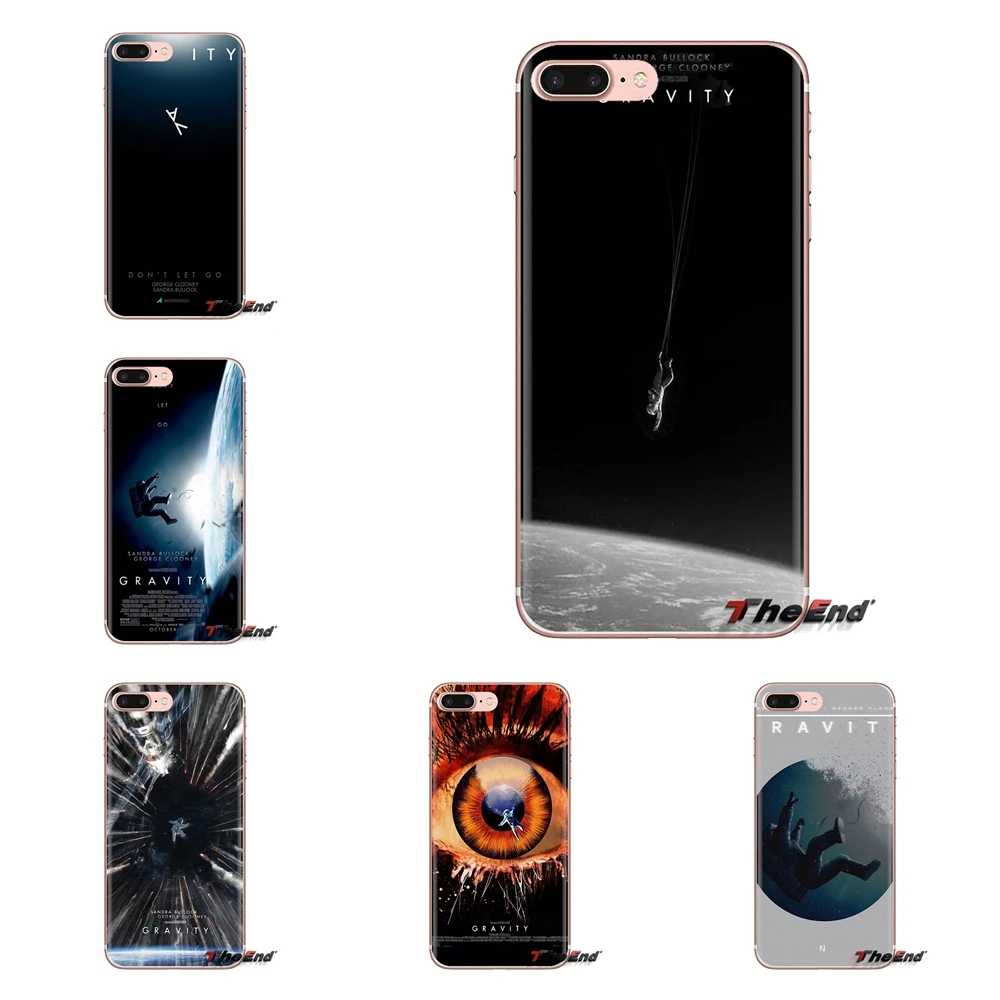 Gravity Movie Alone In Space For iPod Touch Apple iPhone 4 4S 5 5S SE 5C 6 6S 7 8 X XR XS Plus MAX Soft Transparent Shell Covers |