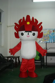 

2018 Hot sale new the new fuwa Mascot Costume cartoon Adult Fancy Dress Party Halloween Costume