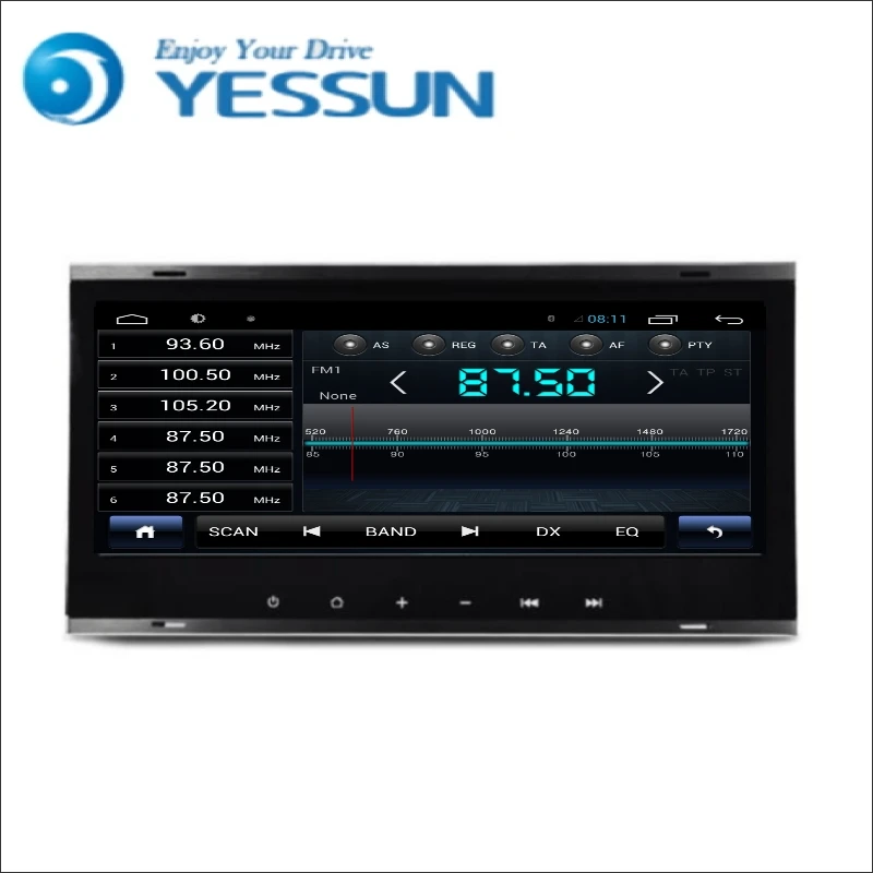 Top YESSUN Android Radio Car DVD Player For Volkswagen Old Touareg stereo radio multimedia GPS navigation with WIFI Bluetooth AM/FM 2