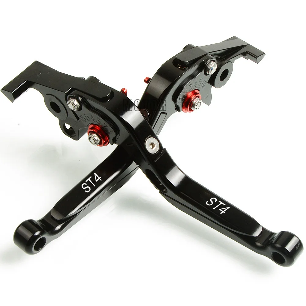 ST4 1999-2002 CNC мотоциклетные сцепные рычаги для поездок на мотоцикле DUCATI ST 4 ST4 1999-2002 2004-2006 регулируемые Складные Выдвижные сцепные рычаги - Цвет: ST4 1999-2002