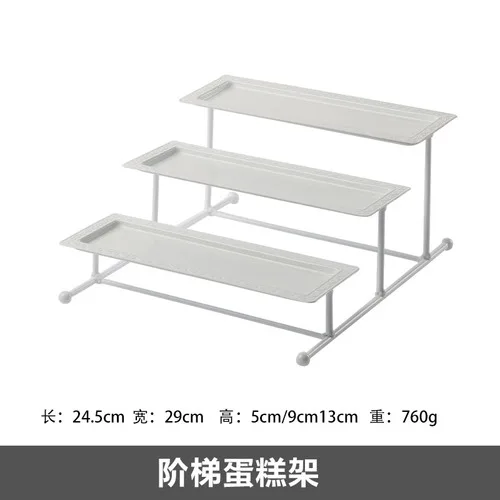 Белые украшения для свадебного торта металлическая железная подставка для десерта и кексов подносы домашние вечерние витрина декоративные пончики Инструменты для торта стойки - Цвет: Stairs